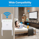 1200Mbps Wireless Extender Repeater 4 Antennas AP Dual Band WiFi Range Booster