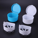2 Layer Dental False Teeth Bath Box Dentures Storage Box Case Container