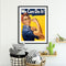 Frameless Painting By Numbers Fitness Girl DIY Hand-Painted Drawing On Canv