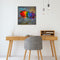 Oil Paint By Numbers Colorful Bird Frameless Picture Craft Kit for Living R