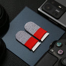 Gaming Finger Sleeve for PUBG Game Controller Glove Fingertips (White+Red) Newly