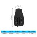 Aquarium Cooler Fan Hang Coral Reef Water Plant Cooling Fan (RS 331B Black)