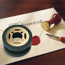 Retro Sealing Wax Stove Fire Paint Wax Seal Stamp Stick Spoon Warmer Wax Furnace