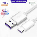 Charger Mobile Phone 5A USB-C USB Charging 100CM Type C Data Charging Cable