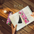 2pcs DIY Diamond Painting Leather Bookmark Butterfly Tassel Crafts (FQY033)