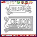 2pcs Hero Thinking Of You Cutting Dies Stencil Scrapbook Embossing DIY Card