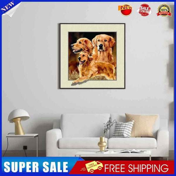 #A 5D DIY Diamond Painting Kits Full Round Drill Animals Mosaic Wall Picture D