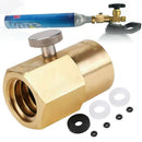 Refill Adaptor with Bleed Valve TR21-4 to W21.8-14 CO2 Adapter For Sodastream