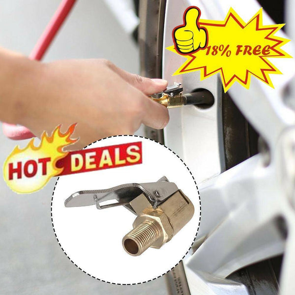 1*8mm Car Air Pump Nozzle Adapter Truck Tire Inflator Valve  Connector Head Clip