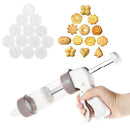 Cookie Press Kit Biscuit Maker Cake Pastry Syringe Making Extruder DIY G9G2