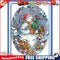14CT Partial Cross Stitch Snowman Counted DIY Embroidery Kits Handmade Art