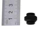 G1/4 Dual External Thread Hose Connector for PC Water Cooling System(Black)