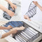 Wardrobe Clothes Organizer - Set of 4 7 Grids Washable Drawer Storage Box Newly