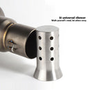 89mm Motorcycle Exhaust Pipe Modified Exhaust Pipe Surface Polishing