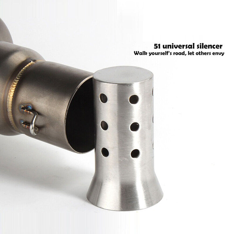 89mm Motorcycle Exhaust Pipe Modified Exhaust Pipe Surface Polishing