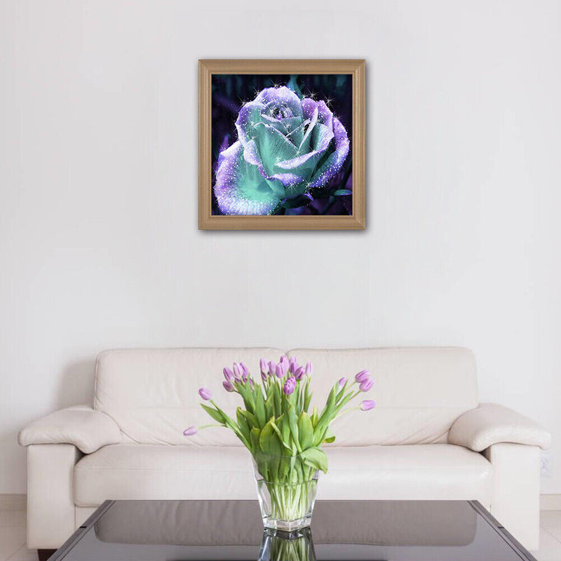 5D DIY Full Drill Diamond Painting Glitter Flower Cross Stitch Embroidery Gift