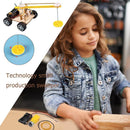 Kids DIY Smart Sweeper Robot Toys Educational Science Teaching Aid Assemble Kit