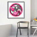 DIY Diamond Painting Valentines Day Goblin Round Drill Art Picture (L2832) Newly