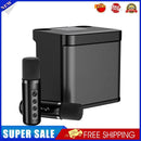 100W YS-203 Portable Karaoke Dual Microphone Wireless Speaker (Black)