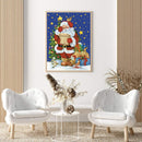 Santa Claus 5D DIY Diamond Painting Kits Full Round Drill Wall Rhinestone Decor