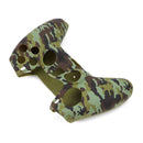For DualSense Skin Camouflage Silicone Case for PS5 Controller (Green)