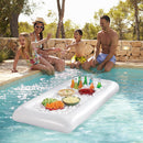 Summer Picnic BBQ Party Inflatable Salad Bar Tray Swimming Pool Food Drink Table