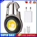 Portable LED Flashlight Mini Keychain Work Light Outdoor Bottle Opener (D)