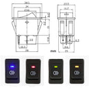 Work Light Switch 4-Pins On/Off 12V 35A LED Indicator Driving Fog Lamp