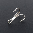 50pcs Barbed Crank Sharp Fishing Hooks Tackles with 3 Anchors (6