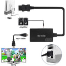 For Wii to HDMI-Compatible Converter HDTV Console to TV Connector (White)