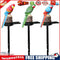 LED Solar Lights Parrot Waterproof Lawn Stakes Lamps Garden Decor (Red)