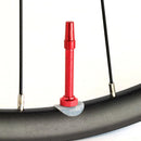 2pcs Bicycle Tubeless Valve Set Bike CNC Machined Anodized Tool (60mm Red) Newly