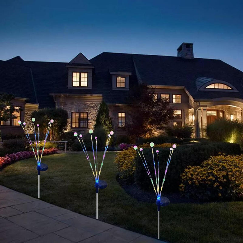 Solar LED Light Outdoor Garden Decor Landscape Light Firework Firefl!