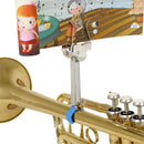 Portable Trumpet Sheet Music Clip Universal Trumpet Music Fixing Spectrum Clamp