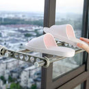 Clothes Hanger Drying Rack Wall Mounted Bathroom Space Saving Laundry Organizer