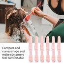 Durable Plastic Clamp Double Spring Design Girls Alligator Hair Clip (Pink)