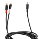 #A RCA Male to Dual RCA Male Audio Cable Converter Adapter for Car Player Mixer