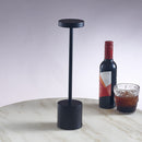 LED Table Lamp USB Charge Dimmable Eye Protect Bedside Night Light (Black)