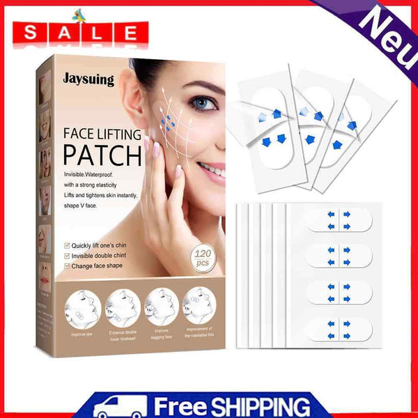 120pcs Invisible Face Stickers V Shape Neck Eye Double Chin Lift Tapes Patch