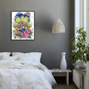 Partial Cross Stitch DIY 14CT Printed Warm Home Hand-made Wall Artwork Kits