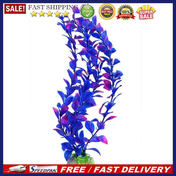 25cm Plastic Artificial Water Plants Fish Tank Bottom Landscape Grass Weed Plant