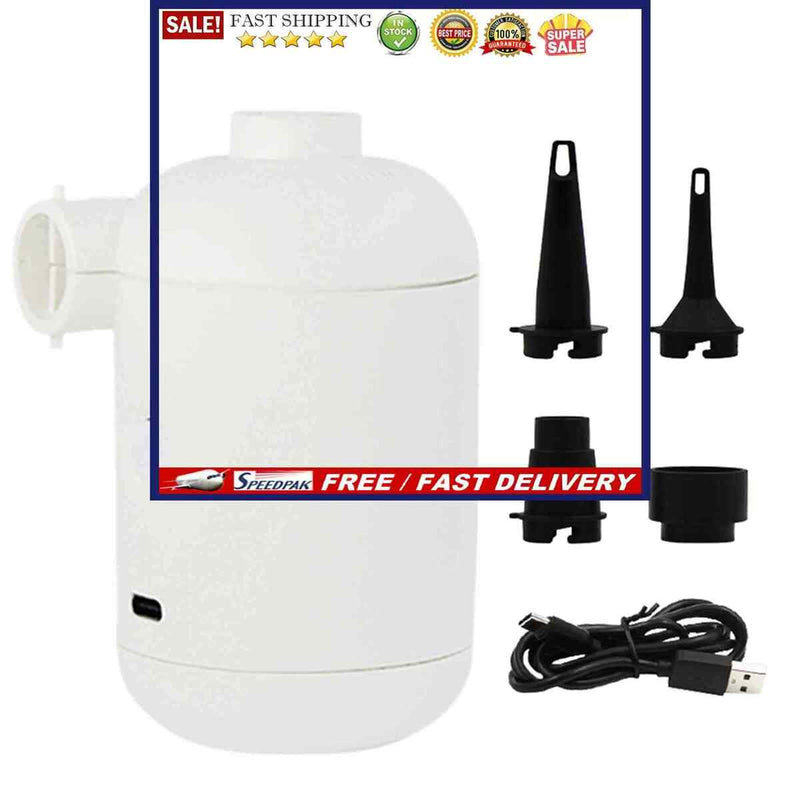 Swimming Ring Air Pump Portable Electric Mini Inflator Lightweight Party Supplie
