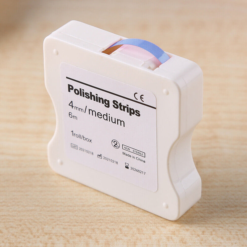 4mm Dental Polishing Strip Roll Kit Teeth Whitening Interdental Grinding Strips