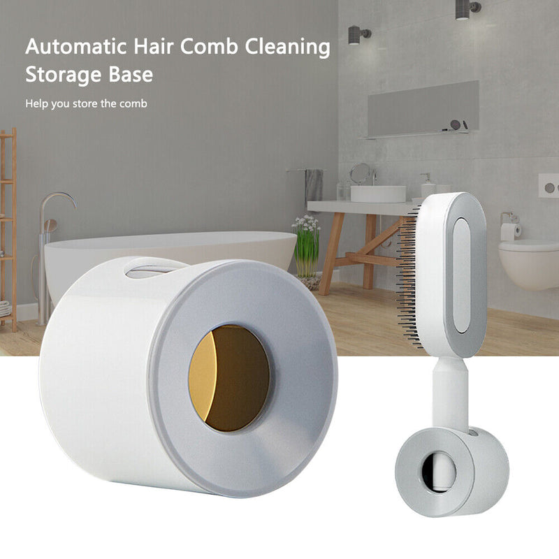 Airbag Comb Base Hair Dry Wet Air Cushion Comb Stand Comb Storage for Bathroo
