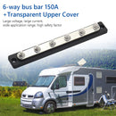 Bus Bar 48V 150 Amp Busbar with Clear Cover for Truck Boat RV (AOA1141-A) Newly