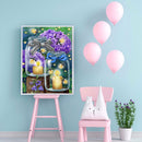 Firefly Glass Bottle Oil Paint By Numbers DIY Canvas Wall Art Picture Home Cr
