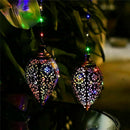 Lights LED Hollow Balcony Decoration Iron Art Solar Light Garden Light