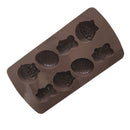 8 Patterns Cookie Mould Baking Tools Chocolate Cake Mold Easter Silicone Mold