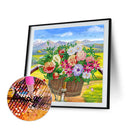 Partial Special-shaped Diamond Painting Kits Bike Flowers Mosaic Crafts (YXC0
