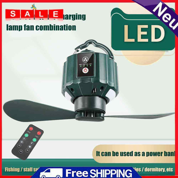 Multifunctional USB Ceiling Fan Lights Wireless Cooler with Remote